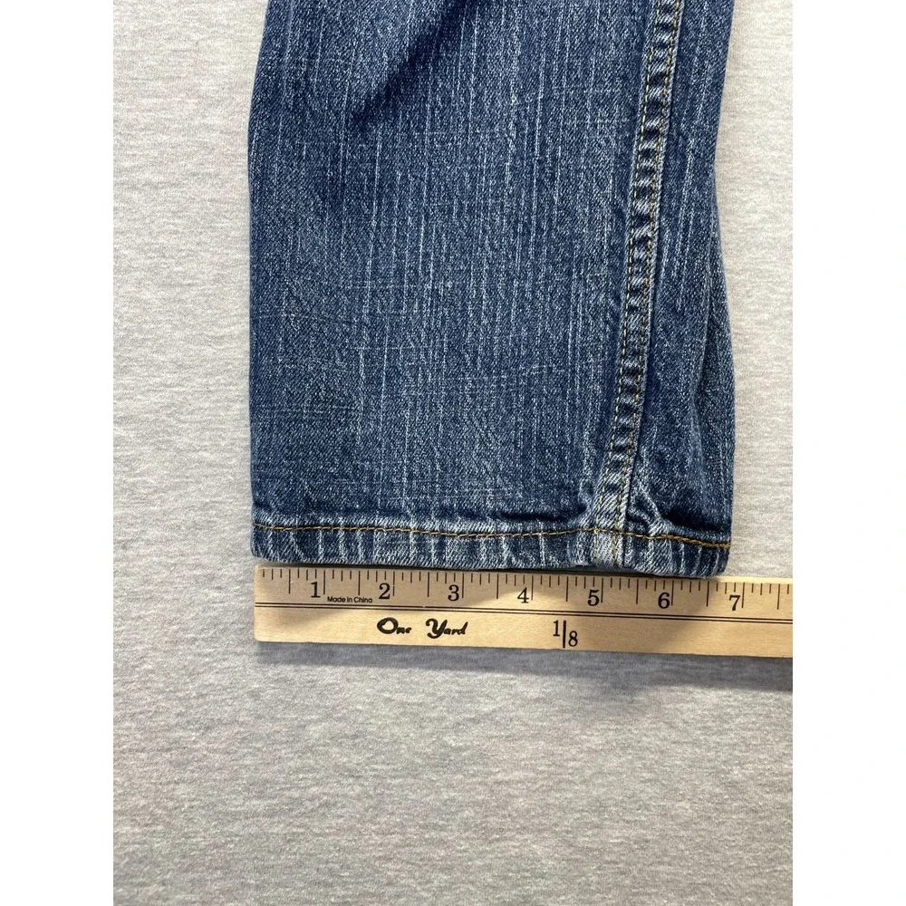 Signature by Levi's Jeans Athletic Fit Straight Jeans Boys 18 Blue Denim Cotton